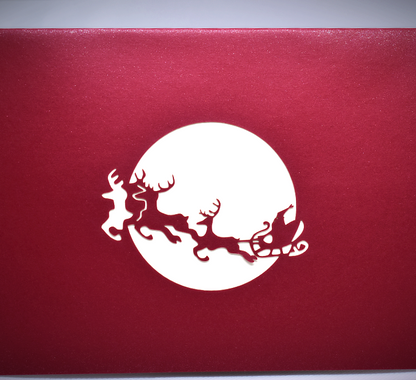 3D Pop-Up Card • Santa Reindeers II - Defence Down Under