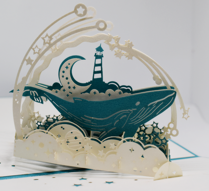 3D Pop-Up Card • Whale - Defence Down Under