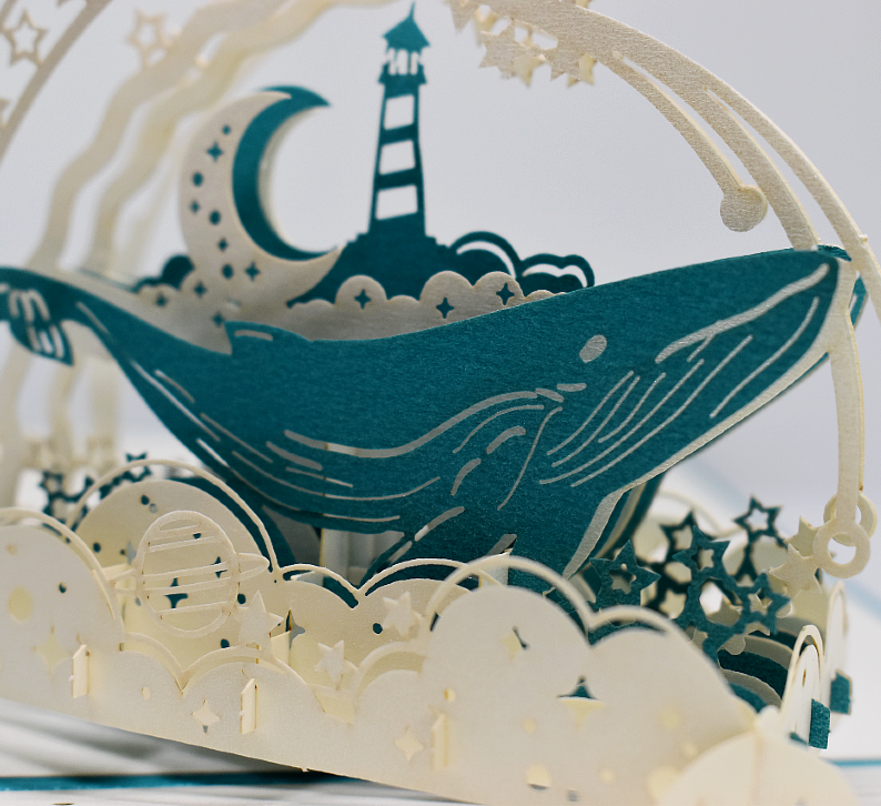 3D Pop-Up Card • Whale - Defence Down Under