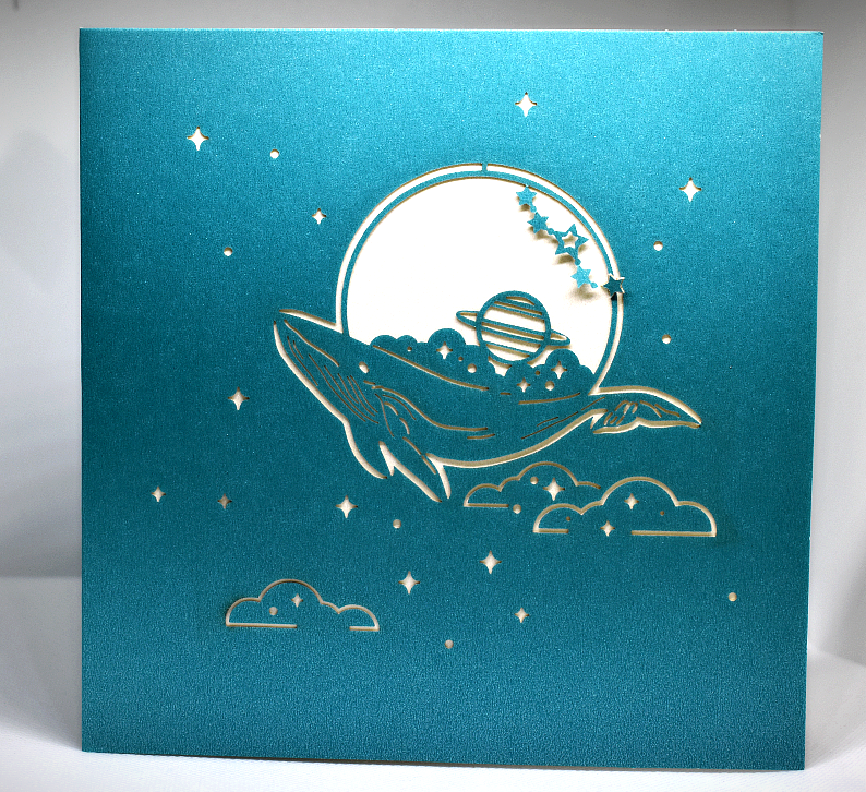 3D Pop-Up Card • Whale - Defence Down Under